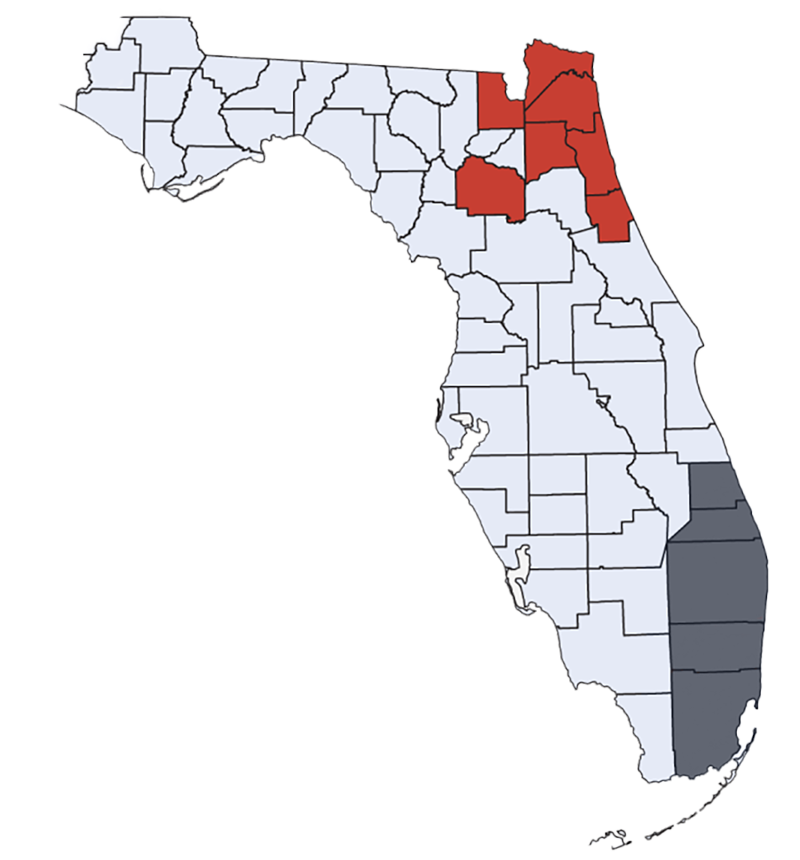 North Florida - Snyder map